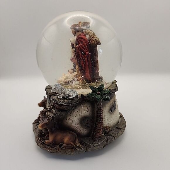 Kurt Adler Holy Family Musical Waterglobe Silent Night Christmas Nativity Scene - Picture 7 of 10